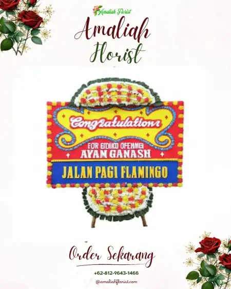 Sewa Papan Bunga Ajung